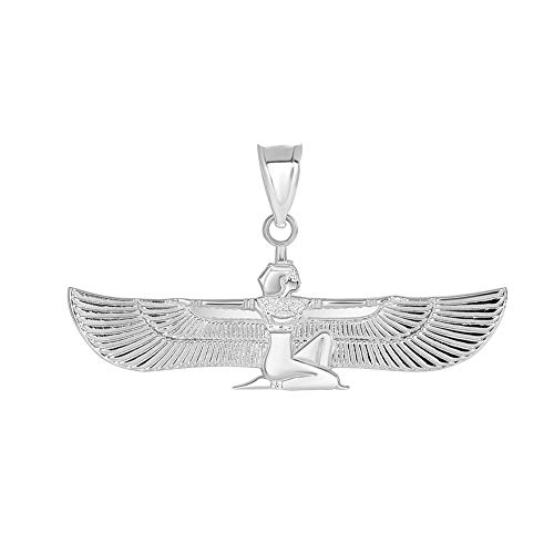 【未使用・未開封品】925スターリングシルバー エジプトの翼の女神イシスのチャームペンダントのサムネイル