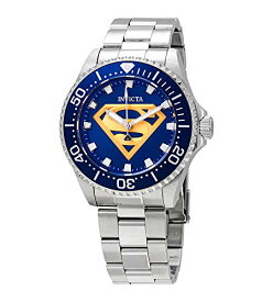 【中古】【未使用・未開封品】Invicta Men's DC Comics Steel Bracelet & Case Quartz Black Dial Analog Watch 29688