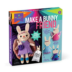 【中古】【未使用・未開封品】Craft-tastic ? ウサギの友達を作ろう ? クラフトキットは、洋服とアクセサリーで簡単に縫い付けられるぬいぐるみ1つを作れます。
