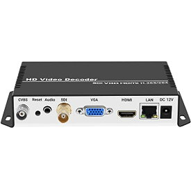 【中古】【未使用・未開封品】URayCoder H.265 H.264 SDI HDMI VGA CVBS IPビデオストリーミングデコーダー HD IPTVデコーダー IPカメラストリーム RTMP M3U8 RTSP UDP SRTか