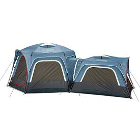 【中古】【未使用・未開封品】Coleman 3-Person & 6-Person Connectable Tent Bundle | Connecting Tent System with Fast Pitch Setup, Set of 2, Blue 141［並行輸入］