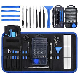 【中古】【未使用・未開封品】Unamela Precision Screwdriver Set, 139 in 1 Magnetic Screwdriver Tool Kit, Professional Electronics Repair Portable Bag for iPhone 8, P