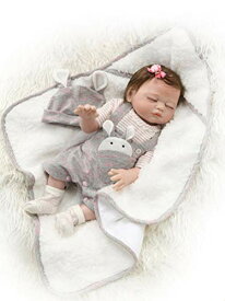 【中古】【未使用・未開封品】iCradle 20インチ 100%手作り 生きているようなリボーンベイビー ソフトシリコンビニール人形 全身 新生児 解剖学的に正しい眠りの少女 クリスマ