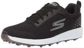 【中古】【未使用・未開封品】Skechers Men's Max Golf Shoe, Black/White Mesh, 8 M US