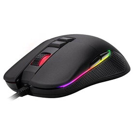 【中古】【未使用・未開封品】Rosewill RGB Gaming Mouse with Ambidextrous Grip for Computer/PC/Laptop/Mac Book with 10000 DPI Optical Gaming Sensor and Comfortable E