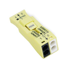 【中古】【未使用・未開封品】873-902 | WAGO Luminaire Disconnectコネクター | 2極コネクター | イエロー | [25個ボックス]