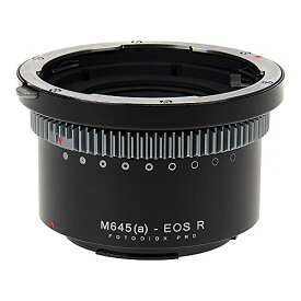 【中古】【未使用・未開封品】Fotodiox Pro Lens Mount Adapter Compatible with Mamiya 645 (M645) Mount AF/AF-D Lenses to Canon RF-Mount Camera
