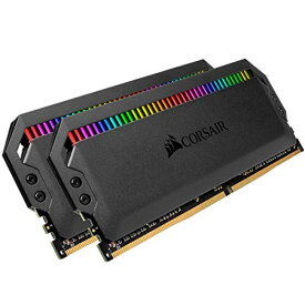 【中古】【未使用・未開封品】CORSAIR DDR4-4000MHz デスクトップPC用 メモリ DOMINATOR PLATINUM RGB シリーズ 32GB [16GB×2枚] CMT32GX4M2K4000C19