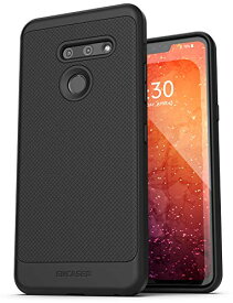 【中古】【未使用・未開封品】Encased LG G8 ThinQケース (薄型アーマー) スリムフィット フレキシブルグリップ 電話カバー - ブラック