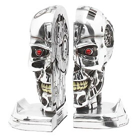 【中古】【未使用・未開封品】Terminator 2 Bookends 18.5cm Figurine, Resin, Silver