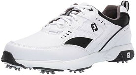 【中古】【未使用・未開封品】FootJoy メンズ スニーカー ゴルフシューズ US サイズ: 9 Wide カラー: ホワイト