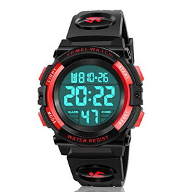 【中古】【未使用・未開封品】ATIMO キッズデジタル腕時計 マルチ機能 防水 スポーツデジタル腕時計 アラームストップウォッチ付き 子供やティーンへのギフトに最適