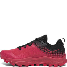 【中古】【未使用・未開封品】Saucony Women's Peregrine 10 Walking Shoe, Barberry/Black, 12 M US