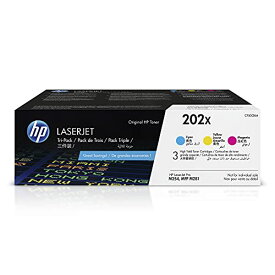 【中古】【未使用・未開封品】HP (エイチピー) 202X | CF501X CF502X CF503X | トナーカートリッジ3点 | HP Laserjet Pro M254 M281cdw M281dw対応