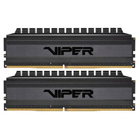 【中古】【未使用・未開封品】Patriot Memory Viper4 Blackout Series DDR4 4000MHz PC4-32000 16GB (8GB x 2枚) プレミアムブラックヒートシンク デスクトップ用メモリ PVB41