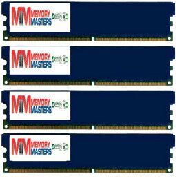 【中古】【未使用・未開封品】MemoryMasters 8GB (4 X 2GB) DDR2 DIMM (240 ピン) 800MHZ PC2-6400 PC2-6300 デスクトップRAM 冷却用レッドヒートスプレッダー付き CL 5-5-18