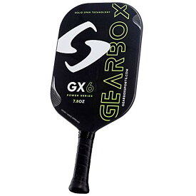 【中古】【未使用・未開封品】Gearbox GX6 Power 7.8オンス 3-5/8インチ カーボンファイバー ネオンイエロー ピックルボールパドル
