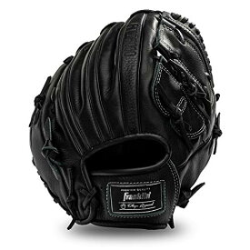 【中古】【未使用・未開封品】Franklin Sports Baseball Fielding Glove - Men's Adult/Youth Baseball Glove - CTZ5000 Black Cowhide Infield Glove - 12" Basket Web Infie
