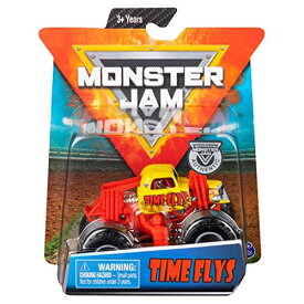 【中古】【未使用・未開封品】Monster Jam ホットウィール 1:64スケール タイムフライ、イエロー/レッド