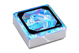 【中古】【未使用・未開封品】Alphacool 12949 Eisblock XPX Aurora Edge - Plexi クローム デジタル RGB 水冷 CPU - ウォーターブロック