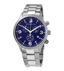 【中古】【未使用・未開封品】Brooklyn Watch Co. Bedford Brownstone II Quartz Blue Dial Men's Watch 308-BLU-2