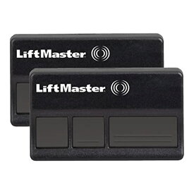 【中古】【未使用・未開封品】LiftMaster 373LM セキュリティ+ 3ボタン ガレージドアオープナー リモコン バイザークリップ付き 2個パック