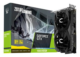 【中古】【未使用・未開封品】ZOTAC Gaming GeForce GTX 1660 Super 6GB GDDR6 192ビット ゲームグラフィックカード 超コンパクト ZT-T16620F-10L