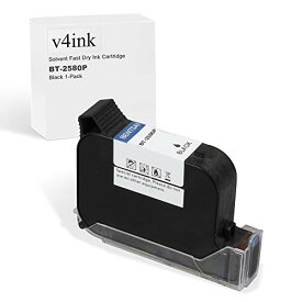 【中古】【未使用・未開封品】v4ink BENTSAI Original Solvent Fast Dry Ink Cartridge BT-2580P Replacement for BENTSAI Handheld Inkjet Printer (BT-HH6105B2) (BT-HH6105