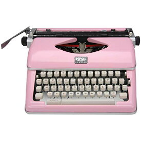 【中古】【未使用・未開封品】Royal 79105Y クラシックマニュアルタイプライター(ピンク)