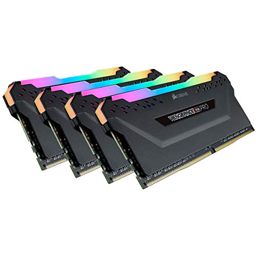 【中古】【未使用・未開封品】CORSAIR DDR4-3000MHz デスクトップPC用 メモリ VENGEANCE RGB PRO シリーズ 128GB [32GB×4枚] CMW128GX4M4D3000C16：AJIMURA-SHOP