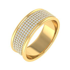 【中古】【未使用・未開封品】0.30カラット ラウンドダイヤモンド 結婚指輪 10K ゴールド