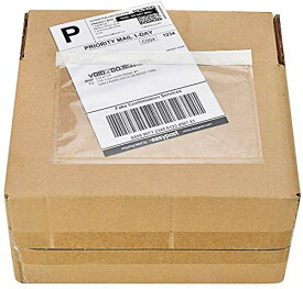 【中古】【未使用・未開封品】6×9インチの透明プラスチック粘着包装リスト郵送用封筒ポーチ 1000-Pack