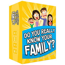 【中古】【未使用・未開封品】家族のことを本当に知っていますか？ 会話のきっかけやチャレンジがつまった楽しいファミリーゲーム - 子供、ティーン、大人にぴったり