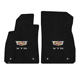 【中古】【未使用・未開封品】Lloyd Mats ロゴマット カスタムフロアマット キャデラック XTS 2017-2019用 (チャコール、2枚 - 中央の大きなエンブレム)