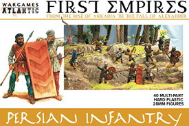 【中古】【未使用・未開封品】First Empires - ペルシャ歩兵 - 40 マルチパートハードプラスチック (高インパクトポリスチレン) 28mm フィギュア