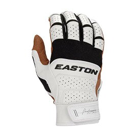 【中古】【未使用・未開封品】Easton Professional Collection Batting Glove, Pair, Carmel/White, Adult, XLarge