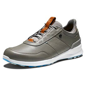 【中古】【未使用・未開封品】FootJoy Men's Stratos Golf Shoe, Grey, 10 Wide