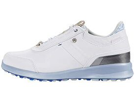 【中古】【未使用・未開封品】FootJoy Women's Stratos Golf Shoe, White/Fashion, 9