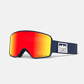 【中古】【未使用・未開封品】Giro Method スキーゴーグル - スノーボードゴーグル 男女兼用 - ミッドナイトアルプスストラップ 鮮やかなエンバー/鮮やかな赤外線レンズ