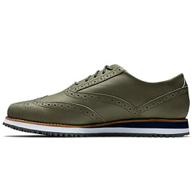 【中古】【未使用・未開封品】FootJoy Women's Sport Retro Golf Shoe, Olive, 5.5