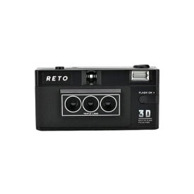 【中古】【未使用・未開封品】RETO3D Film Camera - Lenticular 3D Effect Boomerang Camera