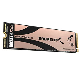【中古】【未使用・未開封品】SABRENT SSD 1TB、PS5に対応、M.2 SSD 1TB、PCIe 4.0 M.2 SSD、NVMe 1TB、Gen4 M.2 2280、内蔵SSD最大7000MB/秒 ロケット4 PLUS エクストリーム