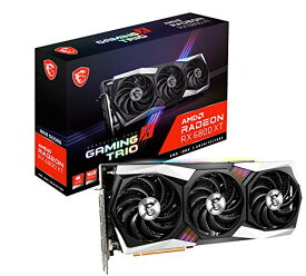 【中古】【未使用・未開封品】MSI Radeon RX 6800 XT GAMING X TRIO 16G グラフィックスボード VD7458