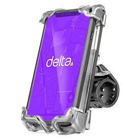 【中古】【未使用・未開封品】Delta Cycle プレミアム自転車携帯電話マウント - ユニバーサル自転車スマートフォンホルダー どんなハンドルバーにも調整でき、AndroidやiPhone