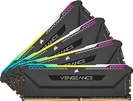 【中古】【未使用・未開封品】Corsair DDR4-3600MHz デスクトップPC用 メモリ VENGANCE RGB PRO SLシリーズ 32GB [8GB×4枚] CMH32GX4M4D3600C18