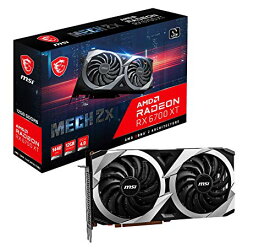 【中古】【未使用・未開封品】MSI Radeon RX 6700 XT MECH 2X 12G グラフィックスボード VD7611