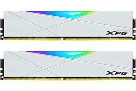 【中古】【未使用・未開封品】XPG DDR4 D50 RGB 16GB (2x8GB) 3200MHz PC4-25600 U-DIMM 288ピン デスクトップメモリ CL16キット ホワイト (AX4U32008G16A-DW50)