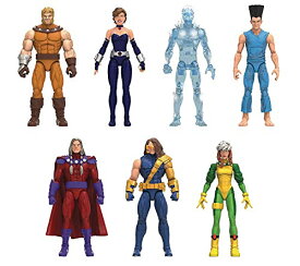 【中古】【未使用・未開封品】Marvel Legends X-Men Age of Apocalypsee:Magneto、Rogue、Cyclops、Sabretooth、Shadowcat、Iceman、Legion、Colossus