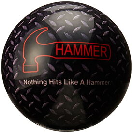 【中古】【未使用・未開封品】Hammer ダイヤモンドプレート ボーリングボール グレー/ブラック 14ポンド
