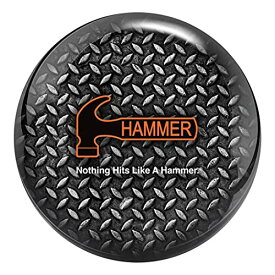 【中古】【未使用・未開封品】Hammer ダイヤモンドプレート ボーリングボール グレー/ブラック 16ポンド